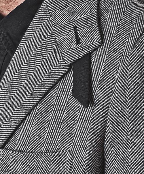 Ojal de solapa para personalizar un abrigo